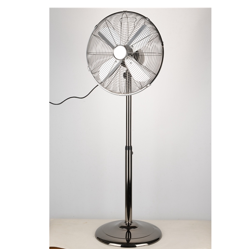 4 metal blade height adjustable home use 16 18 inch stand pedestal fan with mechanical speed control