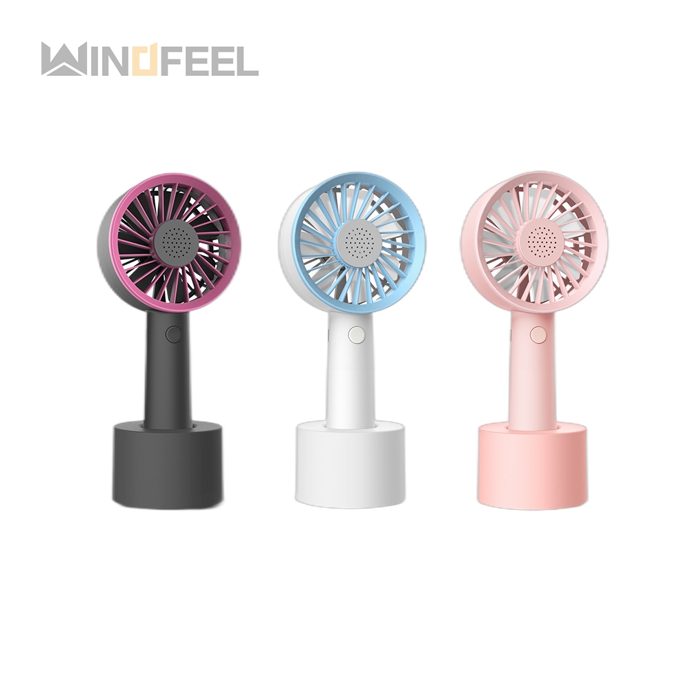 Home school office outdoor handheld rechargeable charging usb portable air cooling cute custom mini fan