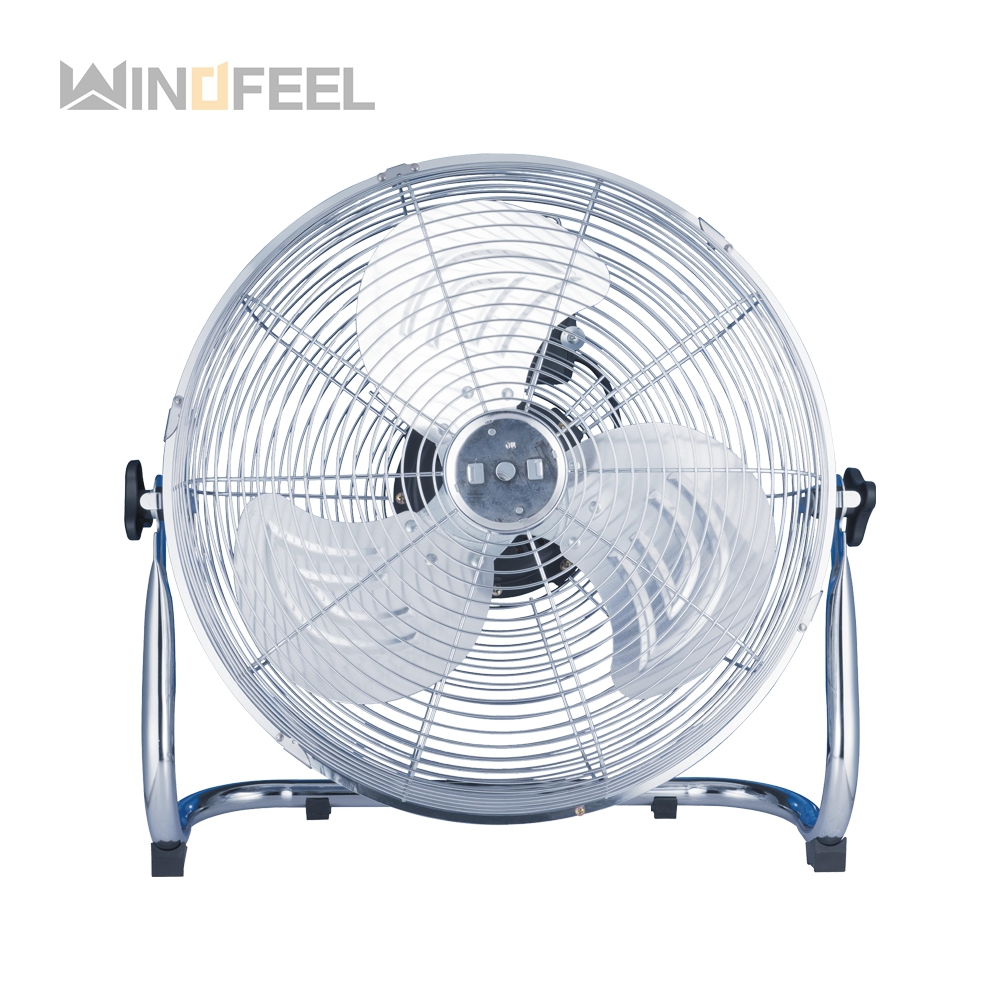 Commercial 3 Speed Adjustable 16 Inch Cooling Industrial Home metal frame 3 blade floor fan