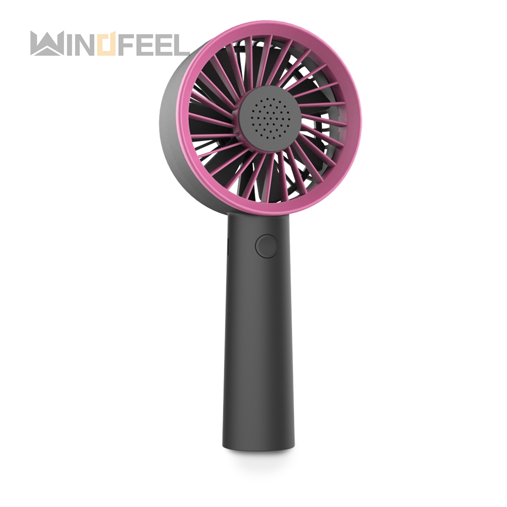 black usb table fan without base