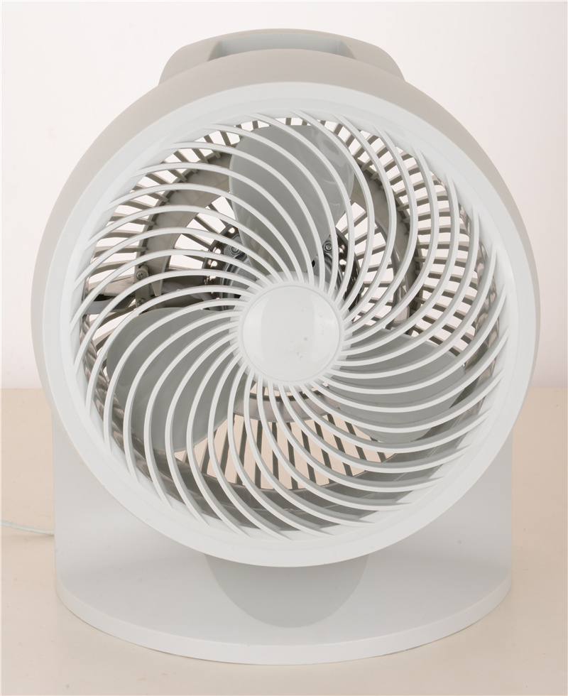 Rotate 6 8 inch 3 plastic blade round shape desk table fan