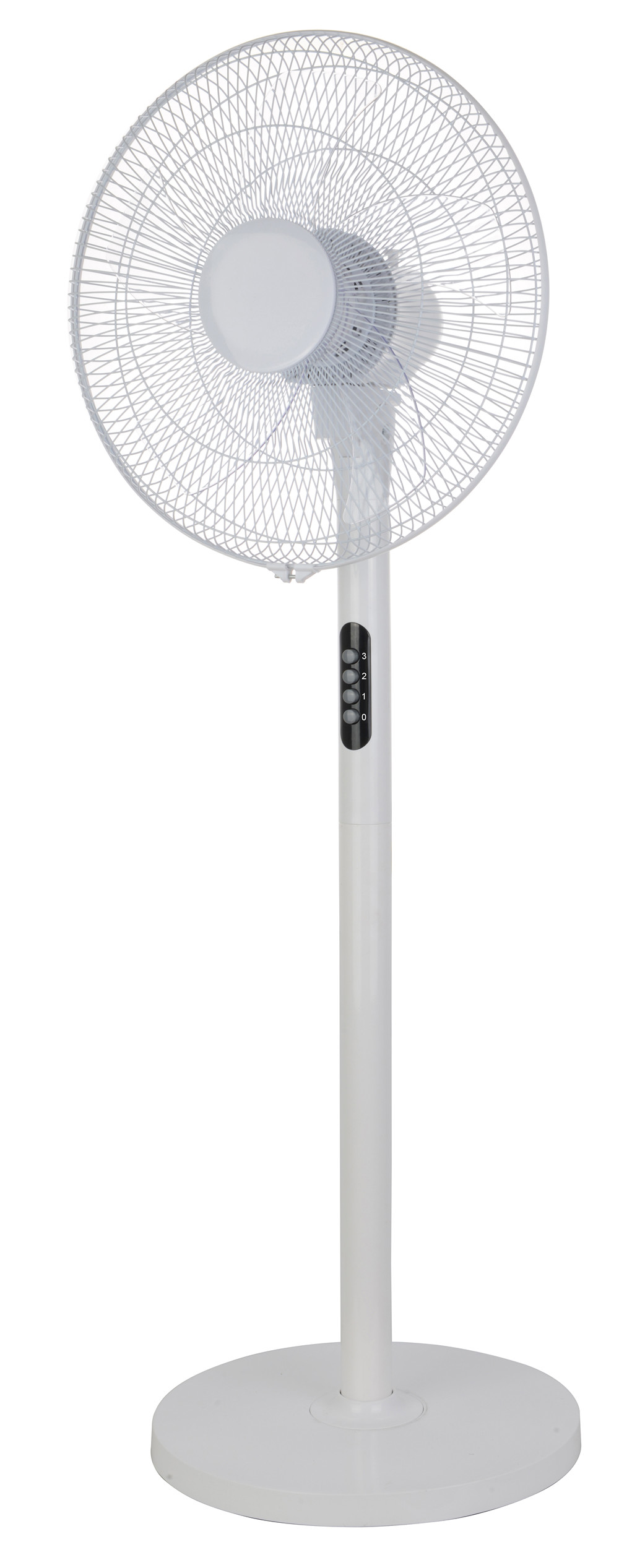 Touch screen speed control smart plastic 5 blade stand fan for living room office