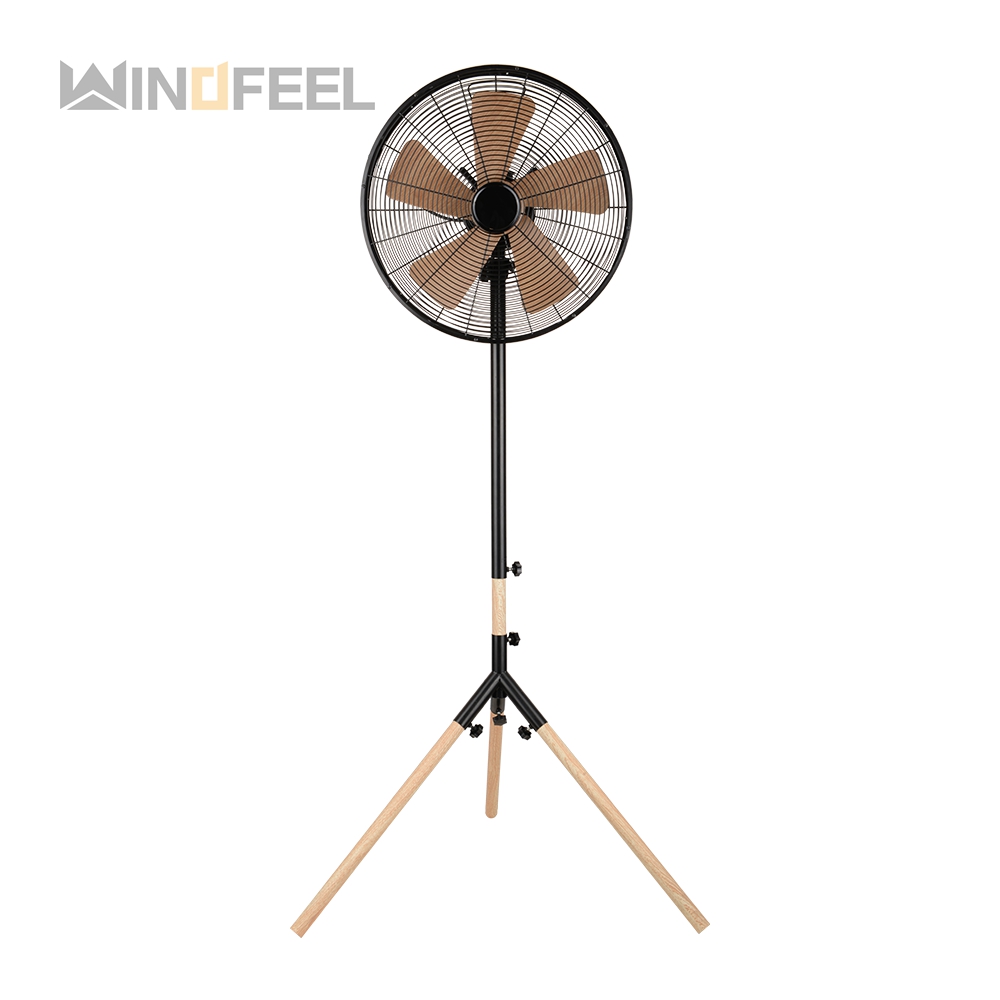 Tripod base adjustable height 16 inch 18 14 stand fan with 5 plastic blade