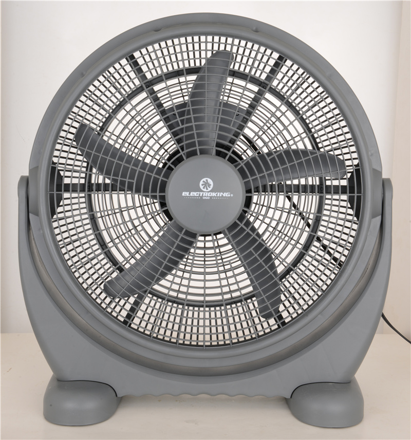 5 plastic grey blade table desk stand fan with 2 leg